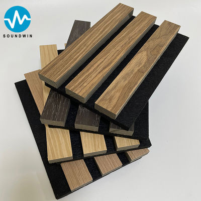 Akupanel Akustische Schieferplatte Holz Moderne Innenausstattung Schallschutz Wanddekoration Akustische Wandplatten