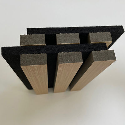 Akupanel Akustische Schieferplatte Holz Moderne Innenausstattung Schallschutz Wanddekoration Akustische Wandplatten