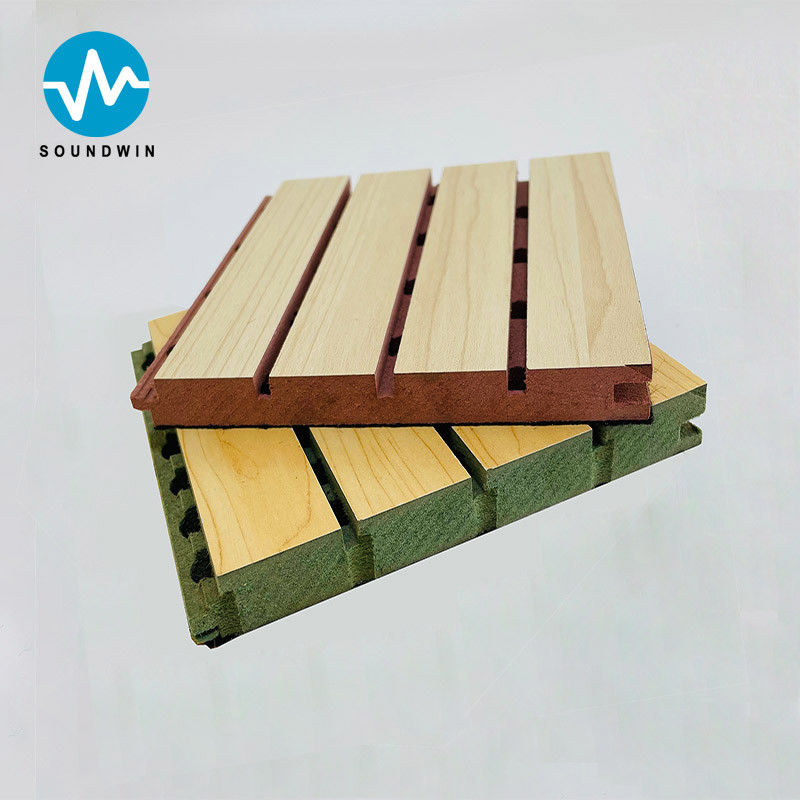 Wanddekorative Schlittenholz Mdf Wand Akustik-Panels für den Veranstaltungsraum